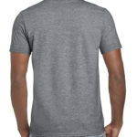 Gildan Softstyle t-shirt - Graphite Heather- back