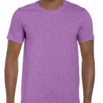 Gildan Softstyle t-shirt - Heather Radiant Orchid- front