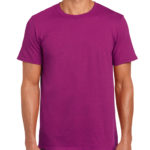 Gildan Softstyle t-shirt - berry- front