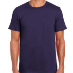 Gildan Softstyle t-shirt - blackberry- front