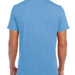 Gildan Softstyle t-shirt - carolina blue- back