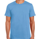 Gildan Softstyle t-shirt - carolina blue- front