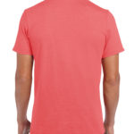 Gildan Softstyle t-shirt - coral silk- back