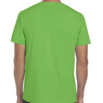 Gildan Softstyle t-shirt - electric green- back