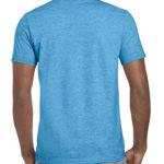 Gildan Softstyle t-shirt - heather sapphire- back
