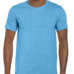 Gildan Softstyle t-shirt - heather sapphire- front
