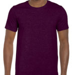 Gildan Softstyle t-shirt - maroon- front
