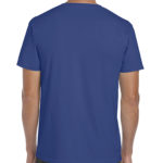 Gildan Softstyle t-shirt - metro blue -back