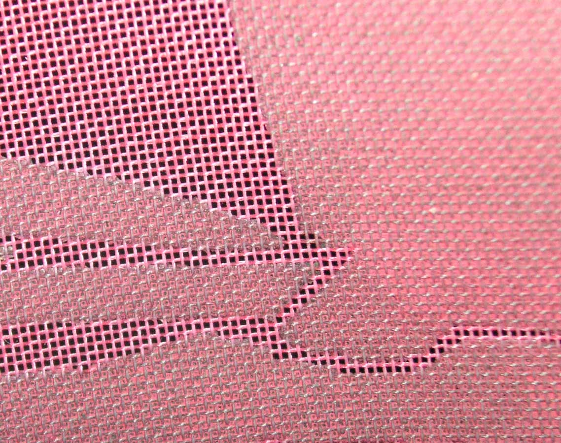 Screen printing mesh