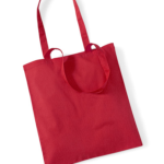 TOTE BAG-W101- CLASSIC RED
